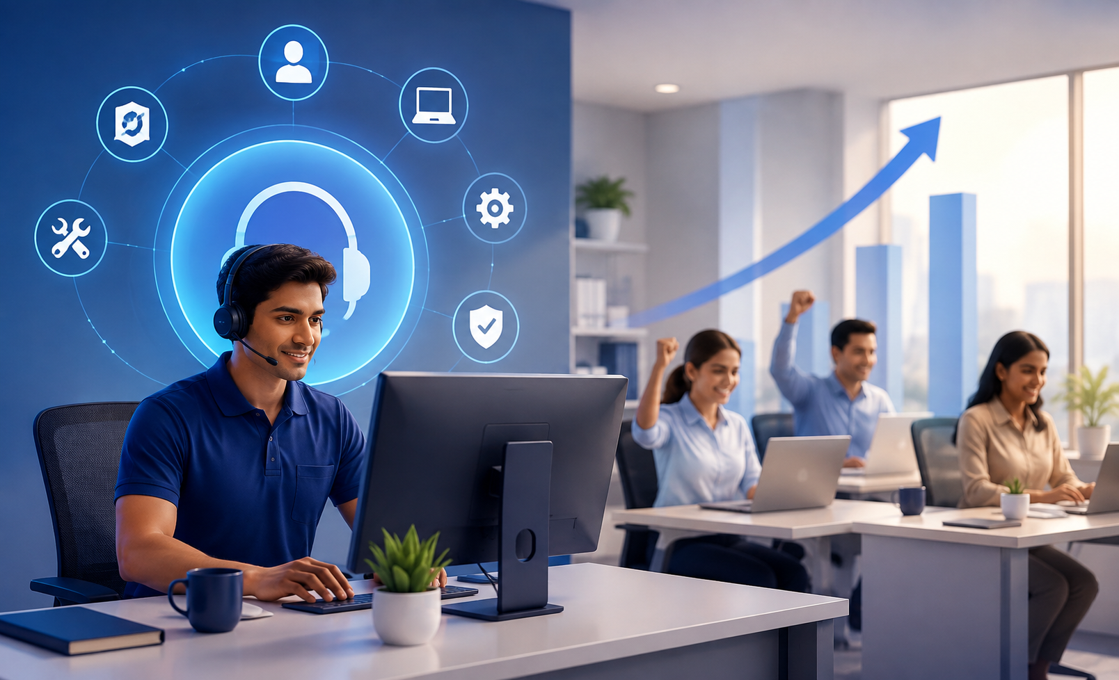 How Modern Service Desk Support Improves Employee Productivity 